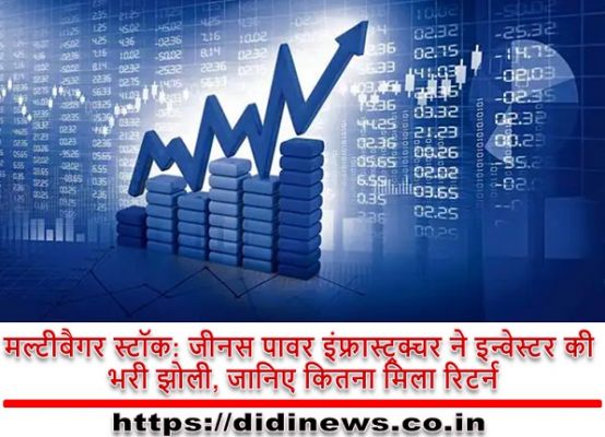 मल्टीबैगर स्टॉक: जीनस पावर इंफ्रास्ट्रक्चर ने इन्वेस्टर की भरी झोली, जानिए कितना मिला रिटर्न