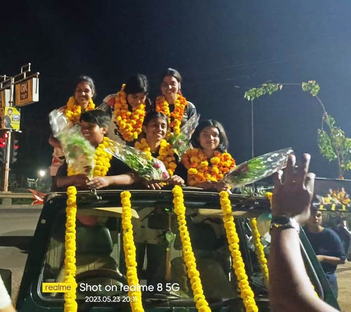 6वीं राष्ट्रीय मिक्स मार्शल आर्ट प्रतियोगिता में बस्तर की बेटियों ने रचा इतिहास*