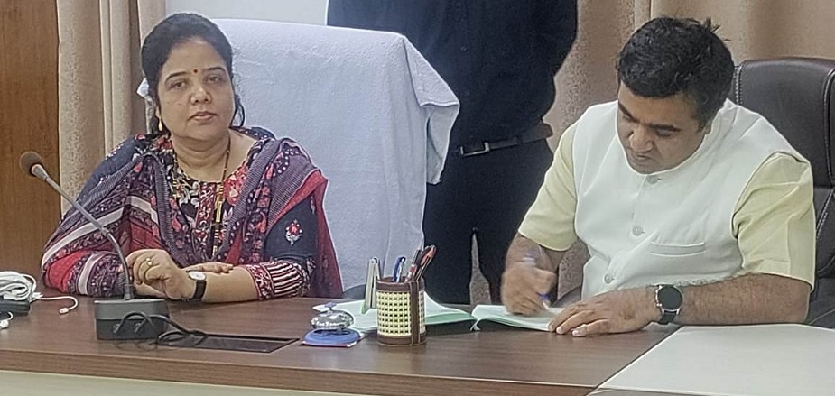 छत्तीसगढ़ के खेलो इंडिया सेंटर के लिए खेल संचालनालय और साई के मध्य हुआ एम.ओ.यू.