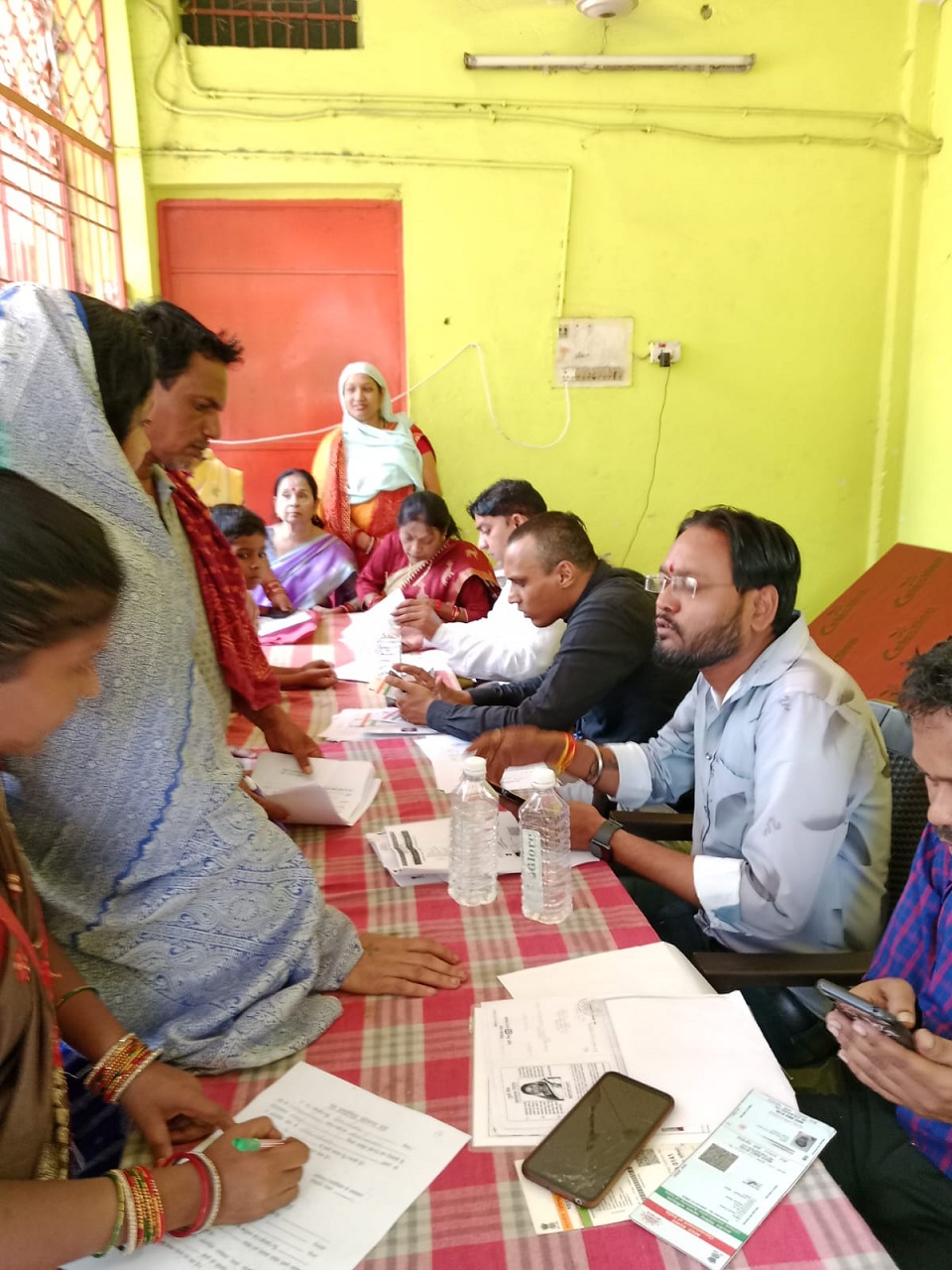 रायपुर शहर महिला कांग्रेस द्वारा निशुल्क श्रम कार्ड शिविर आयोजन किया गया