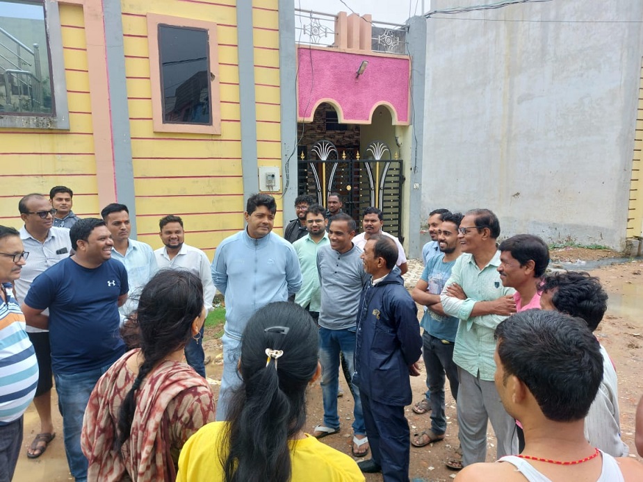 महापौर श्री एजाज ढेबर ने रावतपुरा फेस - 2 का निरीक्षण किया