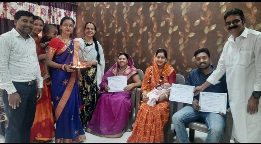 बेटी बचाओ मंच ने मनाया कन्या जन्मोत्सव