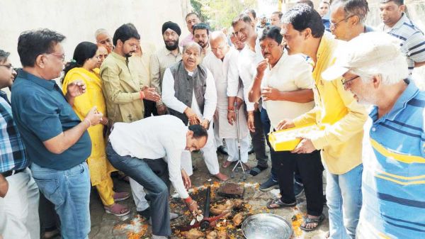 देवेन्द्र नगर में विधायक निधि से बनेगा सामुदायिक भवन