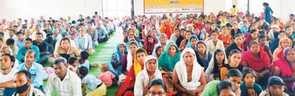 आध्यात्मिक सत्संग का समापन