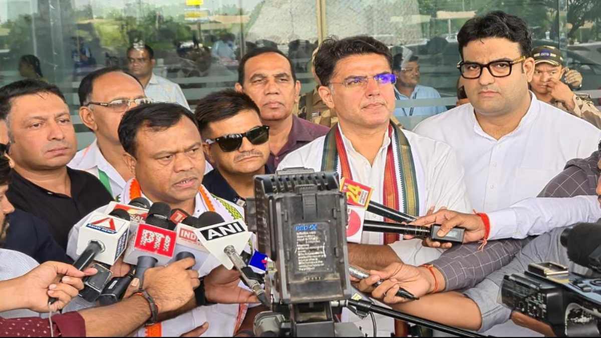 कांग्रेस का विधानसभा घेराव : सचिन पायलट ने सरकार पर साधा निशाना, कहा- प्रदेश की कानून व्यवस्था चरमरा रही है, सरकार का ध्यान शासन में नहीं विरोधियों को टारगेट करने पर है&hellip;