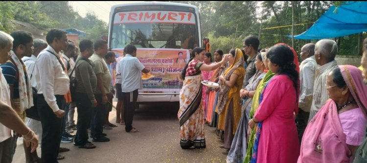 जशपुर से 186 श्रद्धालुओं का जत्था श्री रामलला दर्शन के लिए हुए रवाना भगवान श्री राम का जय-जयकार करते हुए झूमे श्रद्धालु