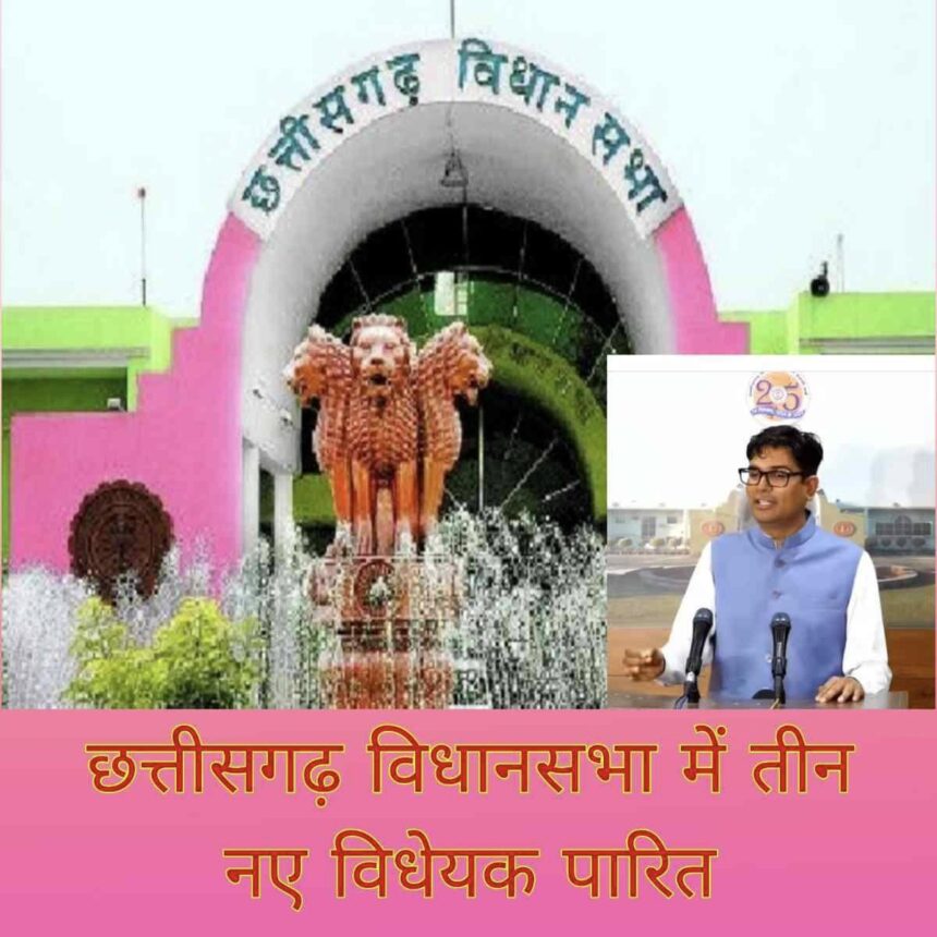 छत्तीसगढ़ विधानसभा में तीन नए विधेयक पारित, प्रदेश के पेंशनभोगियों के लिए अलग से होगी फंड की व्यवस्था,
