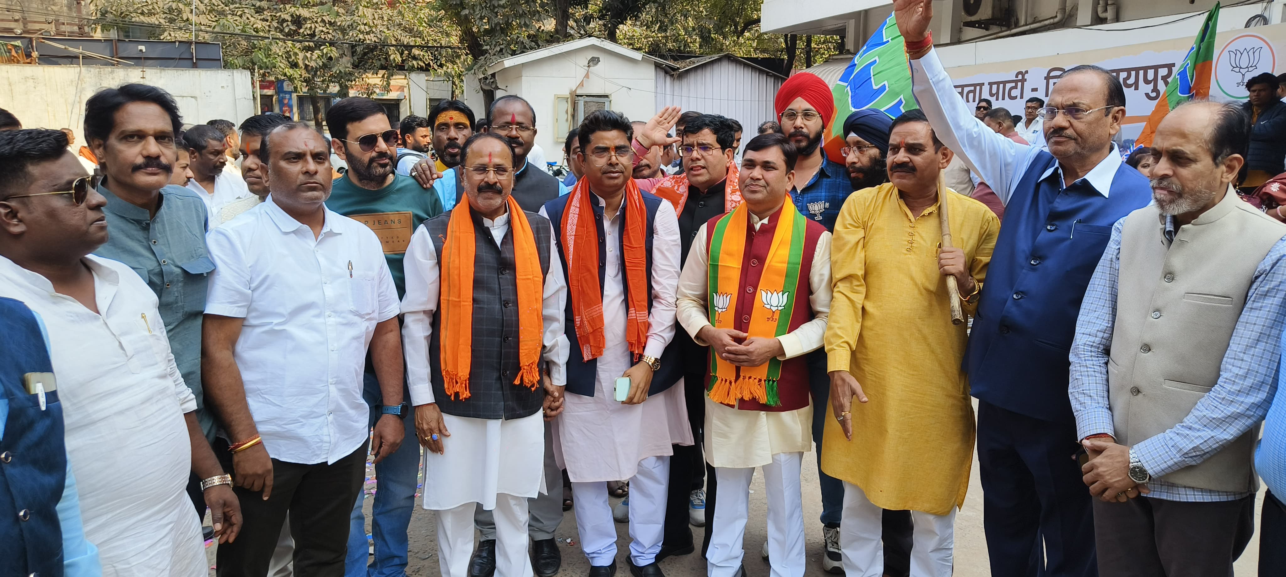 राष्ट्रीय अध्यक्ष नितिन नबीन के नाम की घोषणा पर रायपुर में हर्षोल्लास.