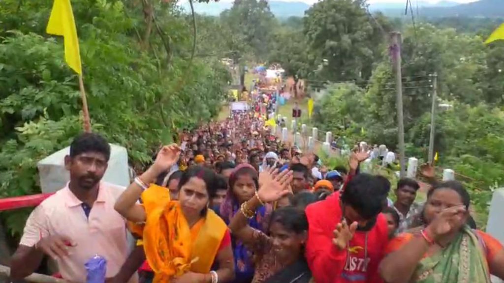 खुला सालभर में केवल एक बार खुलने वाला मां लिंगेश्वरी मंदिर का द्वार,