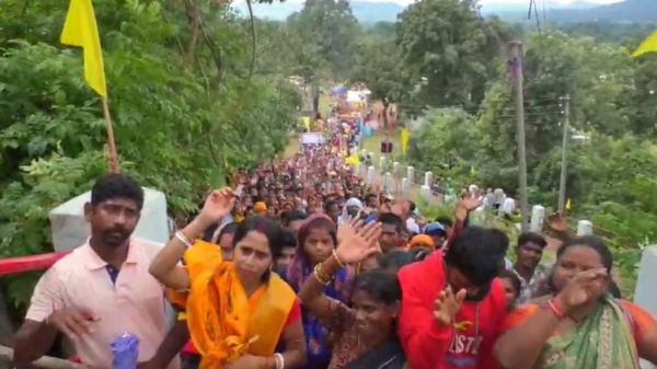 खुला सालभर में केवल एक बार खुलने वाला मां लिंगेश्वरी मंदिर का द्वार,