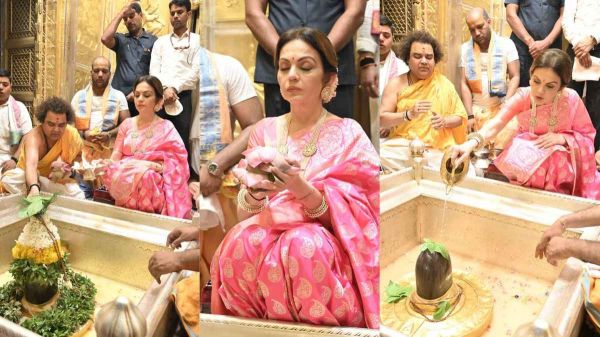 बाबा काशी विश्वनाथ के दर्शन के बाद गंगा आरती में शामिल हुईं Nita Ambani, सामने आया वीडियो …