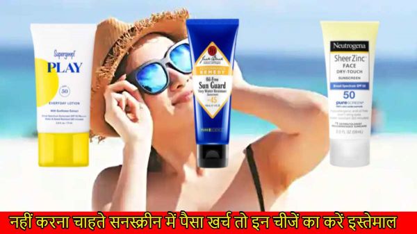 Natural Sunscreen for Summer: नहीं करना चाहते सनस्क्रीन में पैसा खर्च तो इन चीजें का करें इस्तेमाल, त्वचा धूप से रहेगी सुरक्षित…