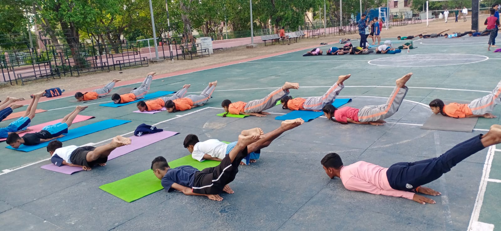 *राष्ट्रीय योगा ओलंपियाड में छत्तीसगढ़ टीम ने दिखाया हुनर*