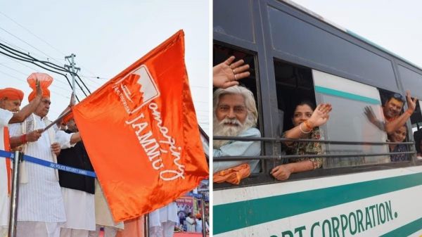 &lsquo;बम बम भोले&rsquo; की गूंज के साथ शुरू हुई अमरनाथ यात्रा, श्रावण पूर्णिमा तक होंगे बर्फानी बाबा के दर्शन