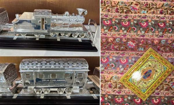 PM मोदी ने जो बाइडेन को गिफ्ट की चांदी की ट्रेन, फर्स्ट लेडी जिल को भेंट की पश्मीना शॉल, जानें भारत के इस गिफ्ट की खासियत