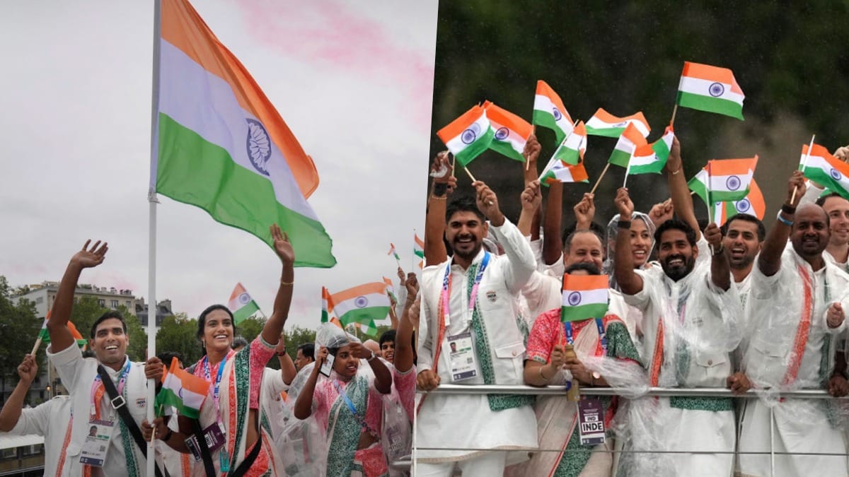 Paris Olympics 2024 : ओपनिंग सेरेमनी में इन 2 एथलीट ने थामा तिरंगा, पहली बार बने ध्वजवाहक&hellip;